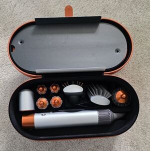Dyson Hair Tool Set - Silver and Orange